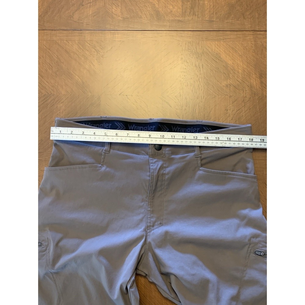 Wrangler Outdoor Summer Hiking Pants 36x29.5 Men's Tan Stretch Cargo Care 307 - Picture 13 of 16